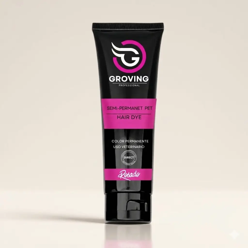 Tinte rosado brillante Groving Professional para estilos delicados y acabados modernos.