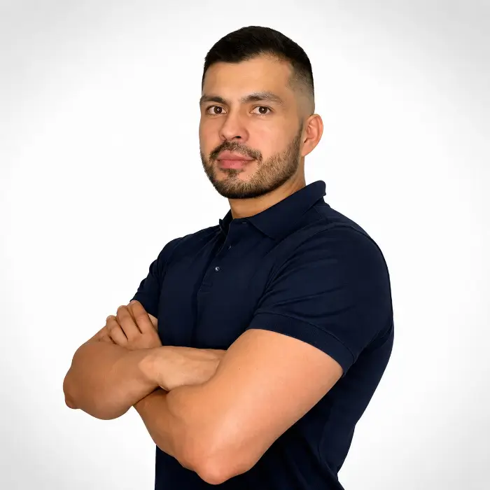 Fotografía de perfil profesional de Jefferson Ortiz, aliado estratégico y distribuidor autorizado de Groving Professional en México.